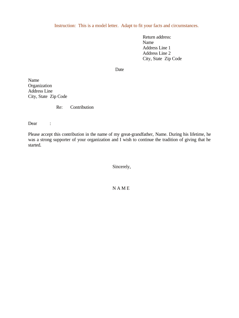 Sample Letter Someone  Form