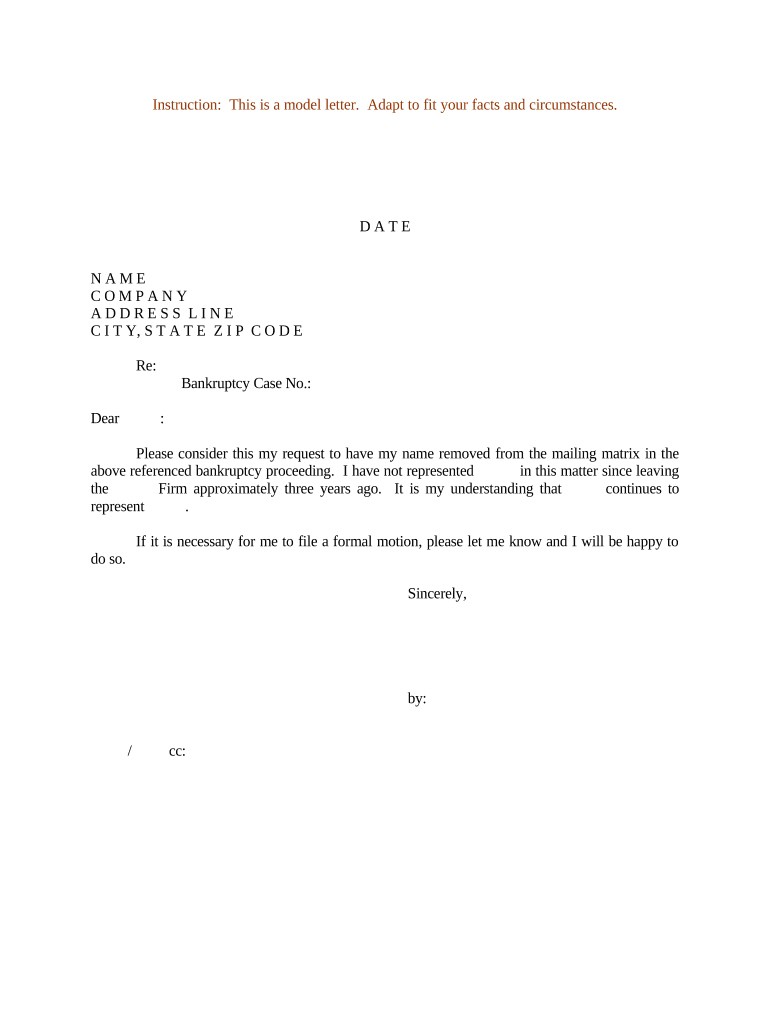 Letter to a Judge Template  Form