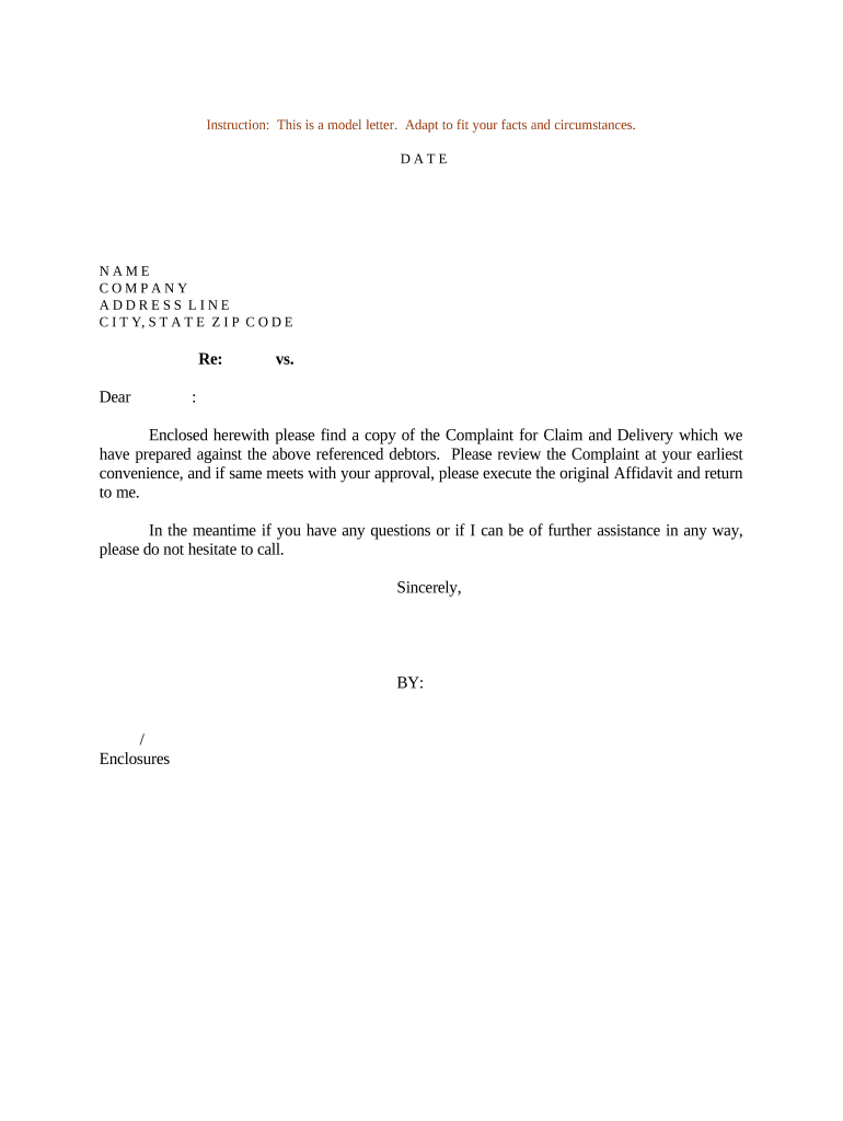 Sample Letter Request Form