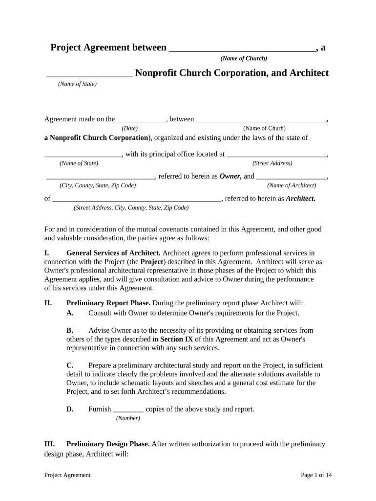 Non Profit Corporation  Form