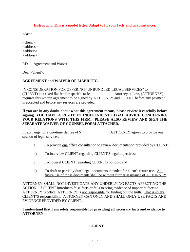 Letter Employment Agreement  Form