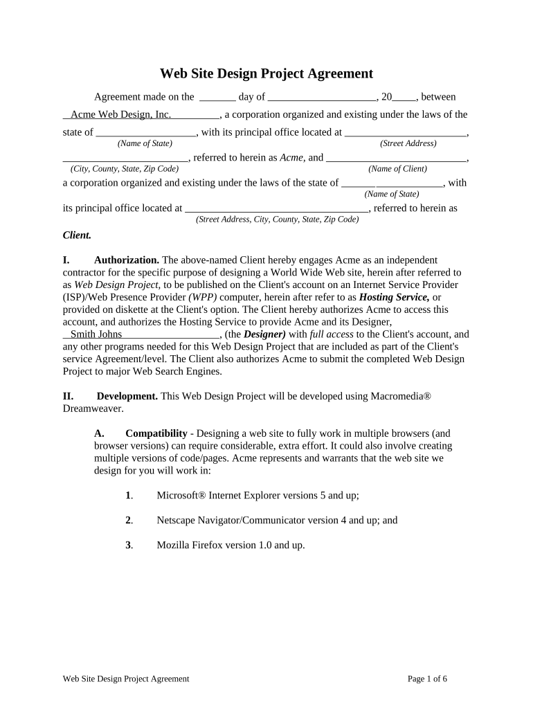 Agreement with Community over a Project Redesign  Form