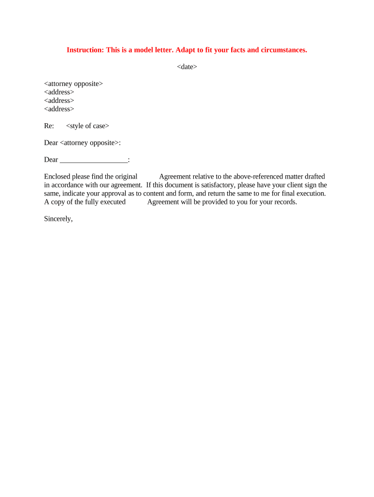 Example Letter Requesting Documents Immediately from Attorney Office  Form