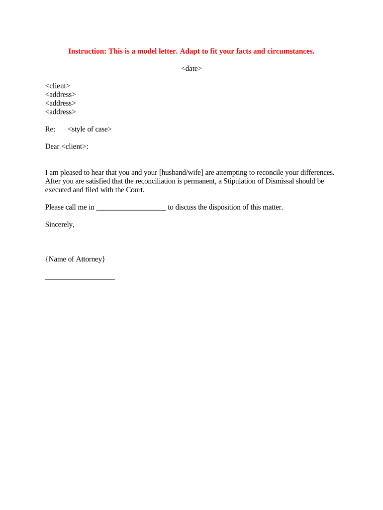 Sample Letter Client  Form