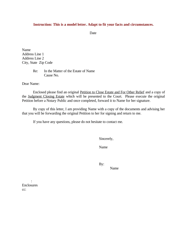 Sample Letter Petition  Form