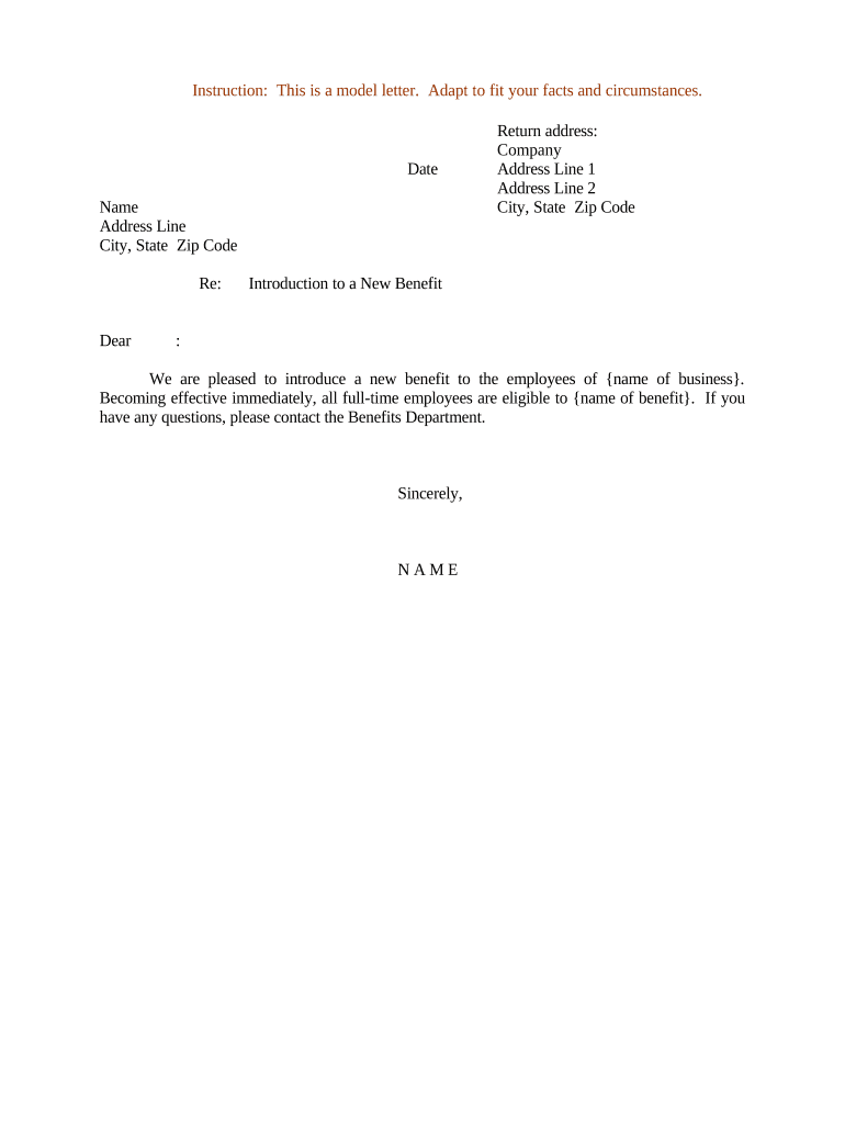 Letter Introduction  Form