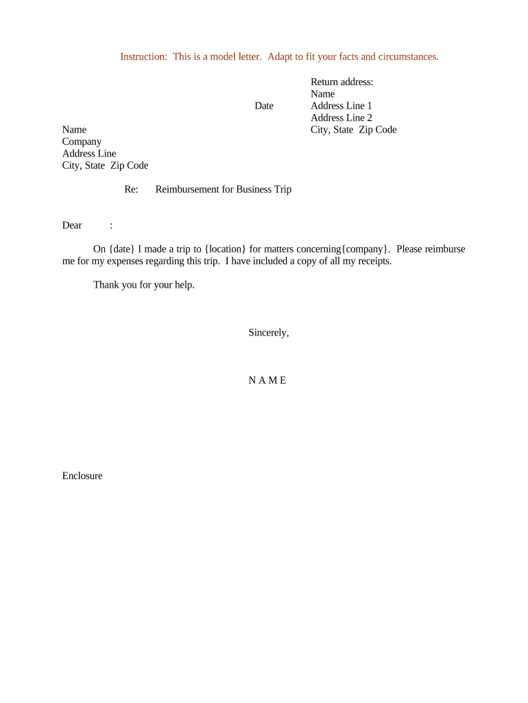 Letter Business Form Template