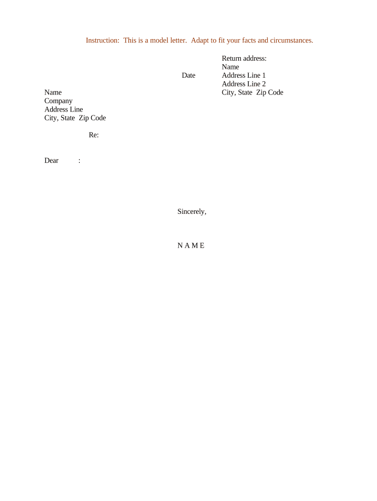 Letter Template 1  Form