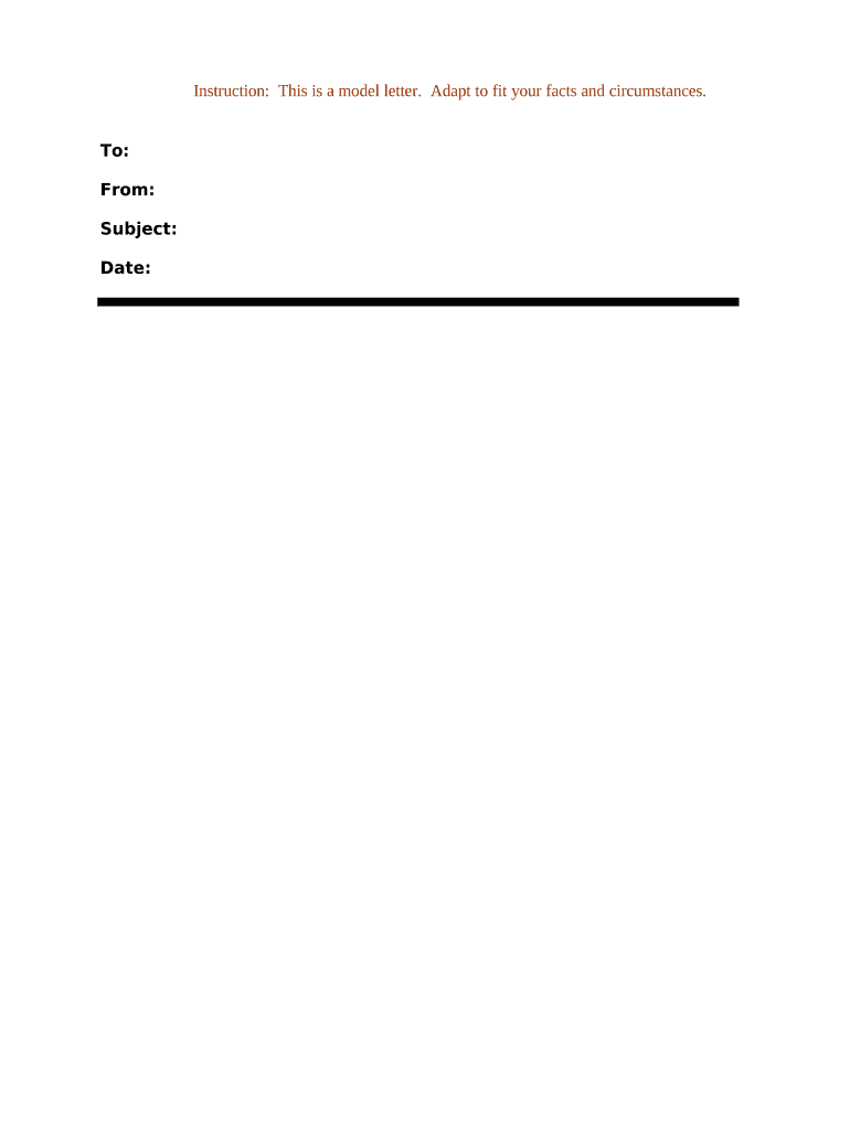 Sample Letter 2  Form