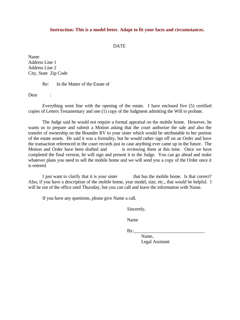 Sample Letter Update Application  Form