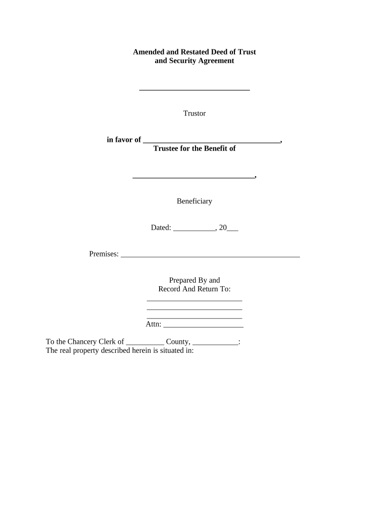 Complex Trust  Form