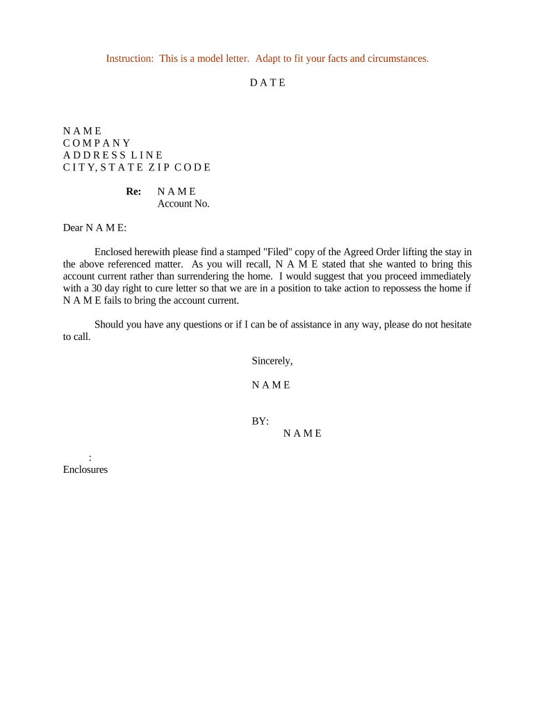 Sample Letter Form