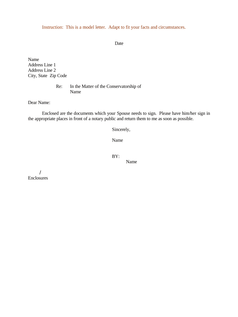 Sample Spouse  Form