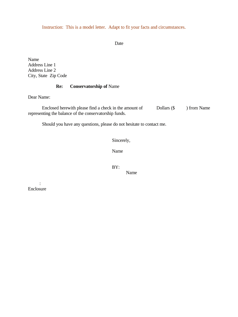 Balance Confirmation Letter Sample  Form