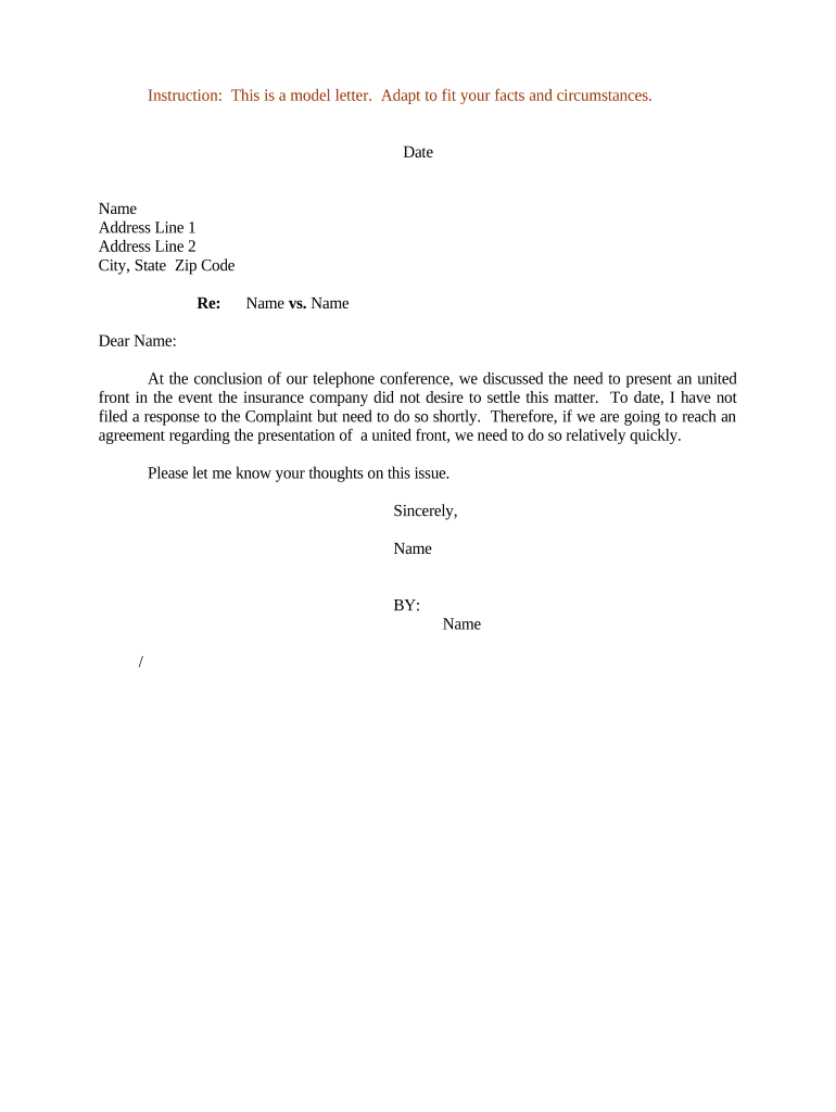 Sample Letter Suggestion  Form