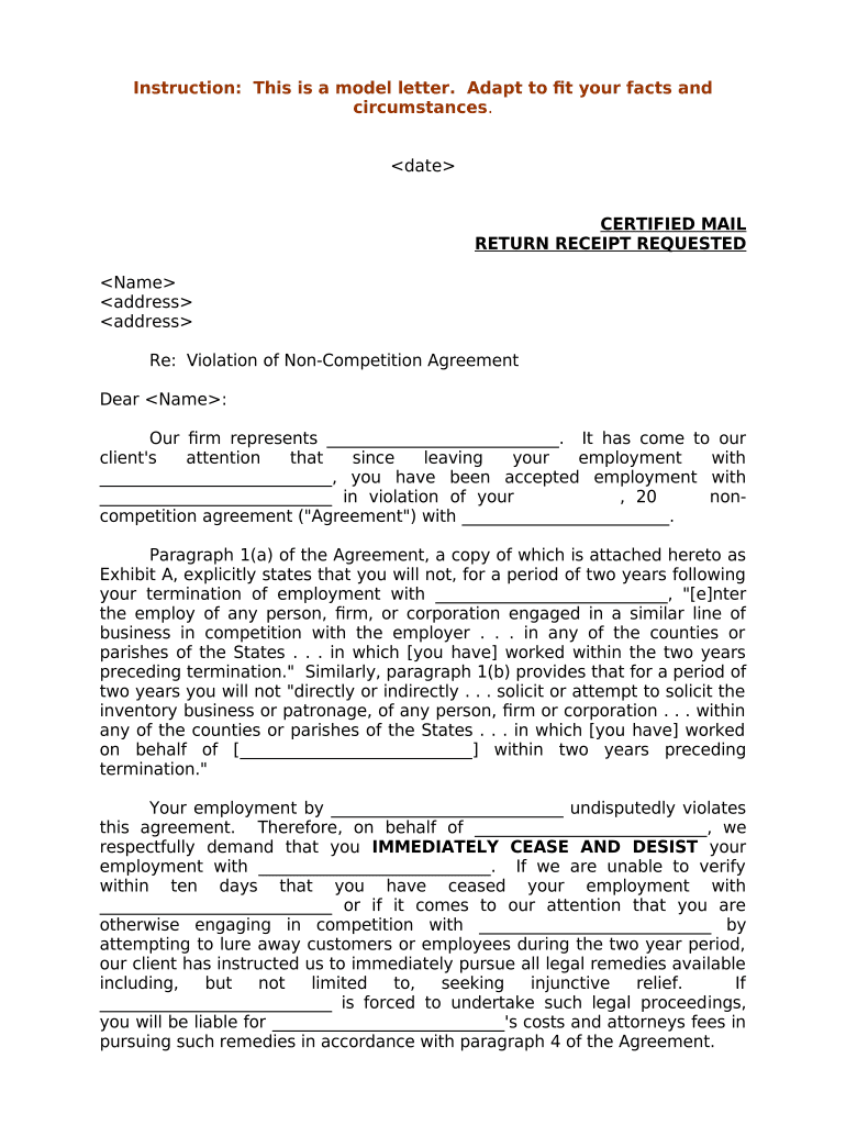 Code Enforcement Notice Of Violation Template