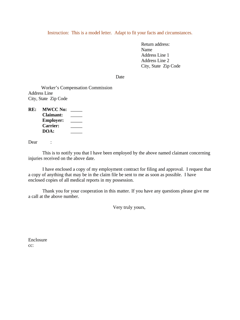 Letter Workers Sample  Form