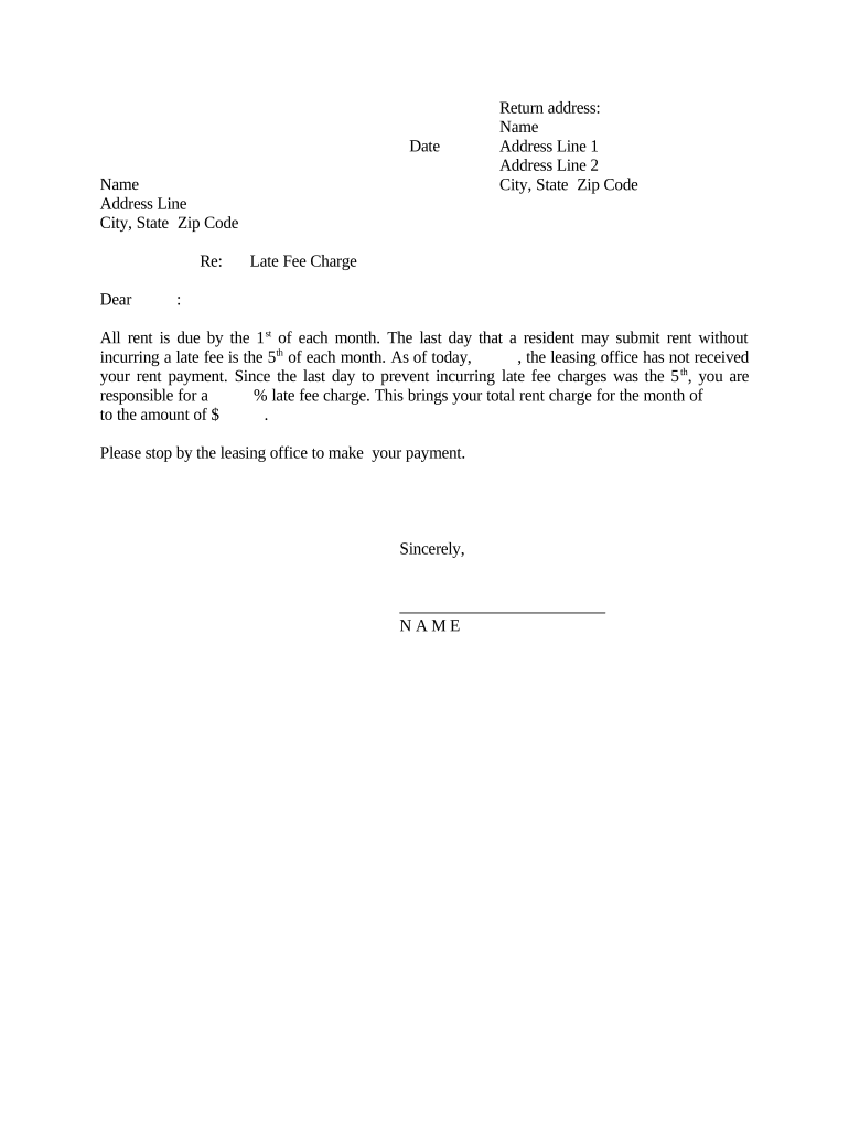 Letter Notification  Form