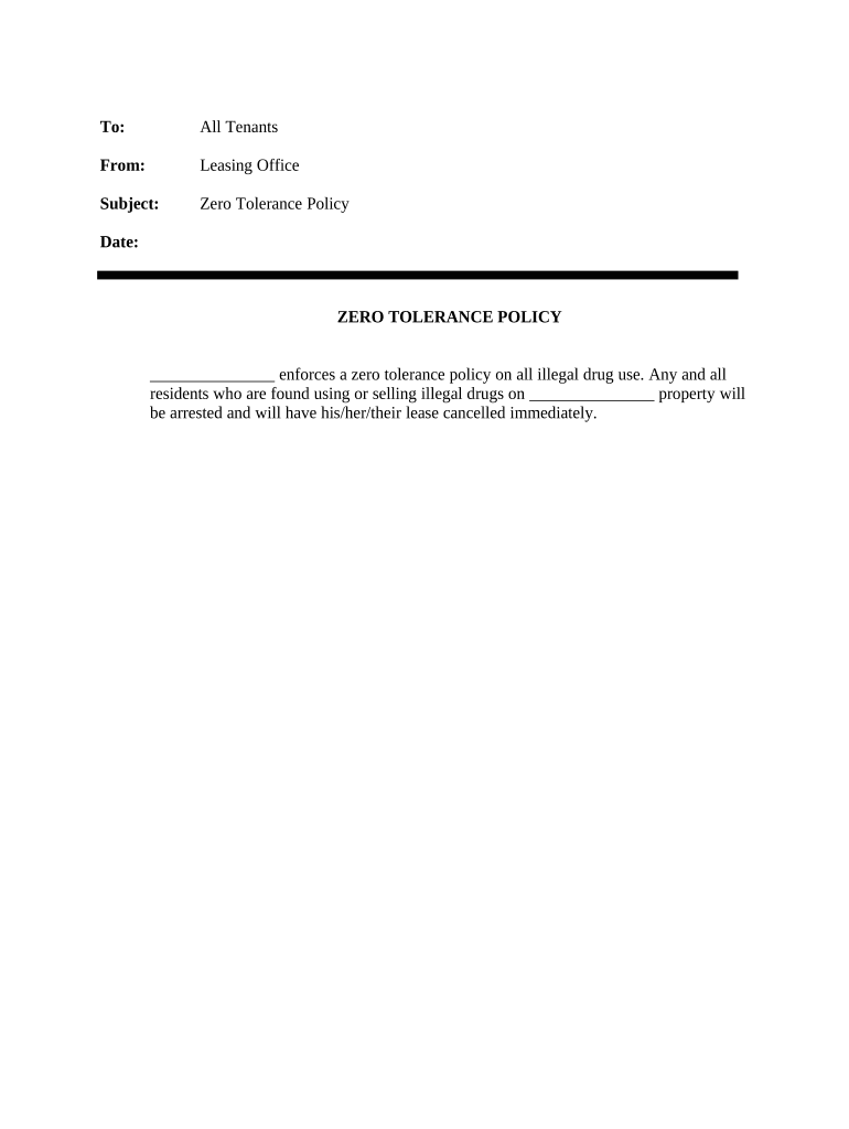 Letter Statement  Form