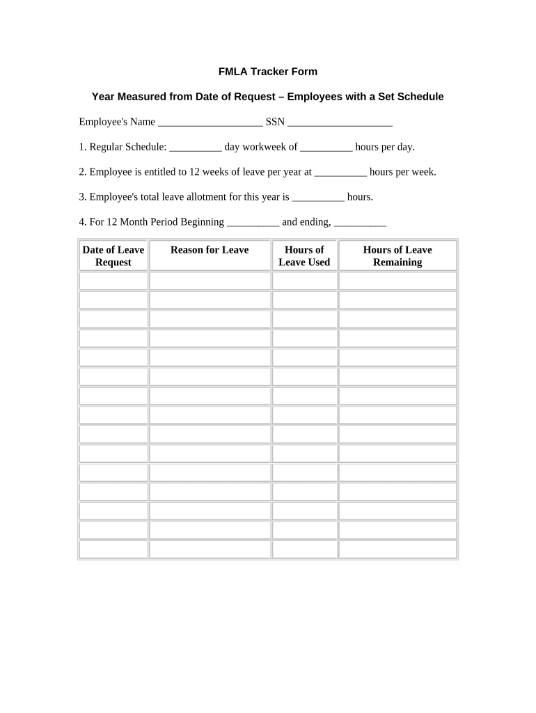 Fmla Form