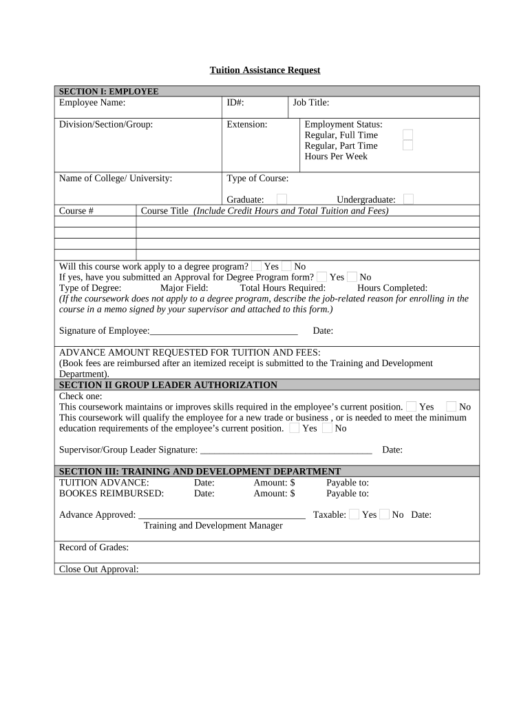 Assistance Request Form