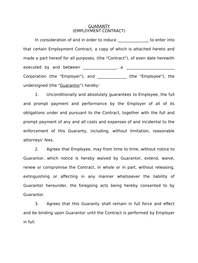 Corporation Employee  Form