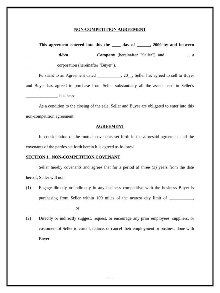Agreement Small Business  Form
