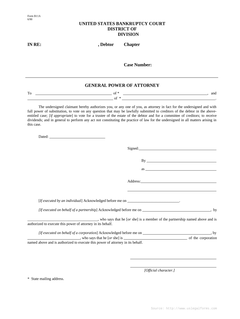 Power Attorney Form