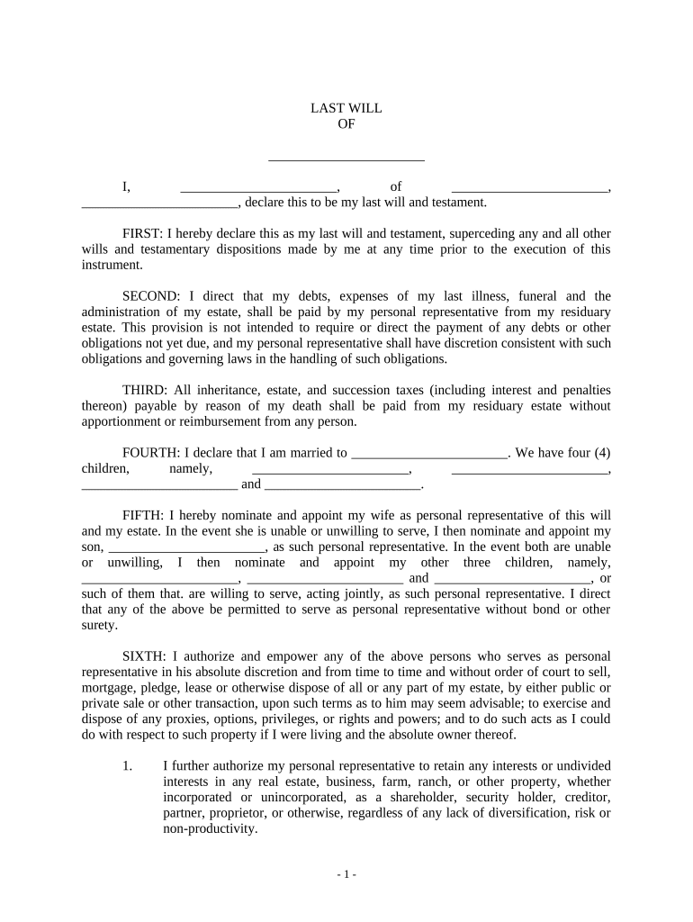 Marital Trust  Form