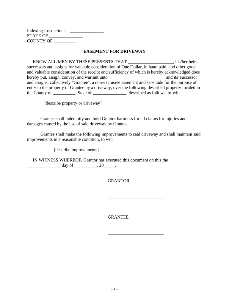 Easement PDF  Form