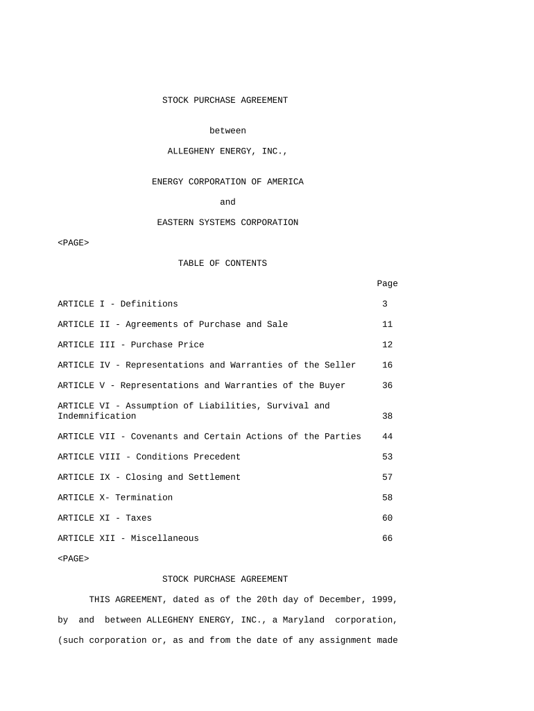 Purchase Energy Corporation  Form