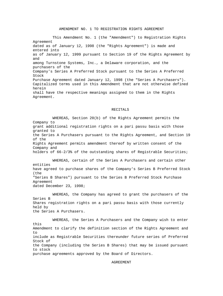 Amendment 1 Rights  Form