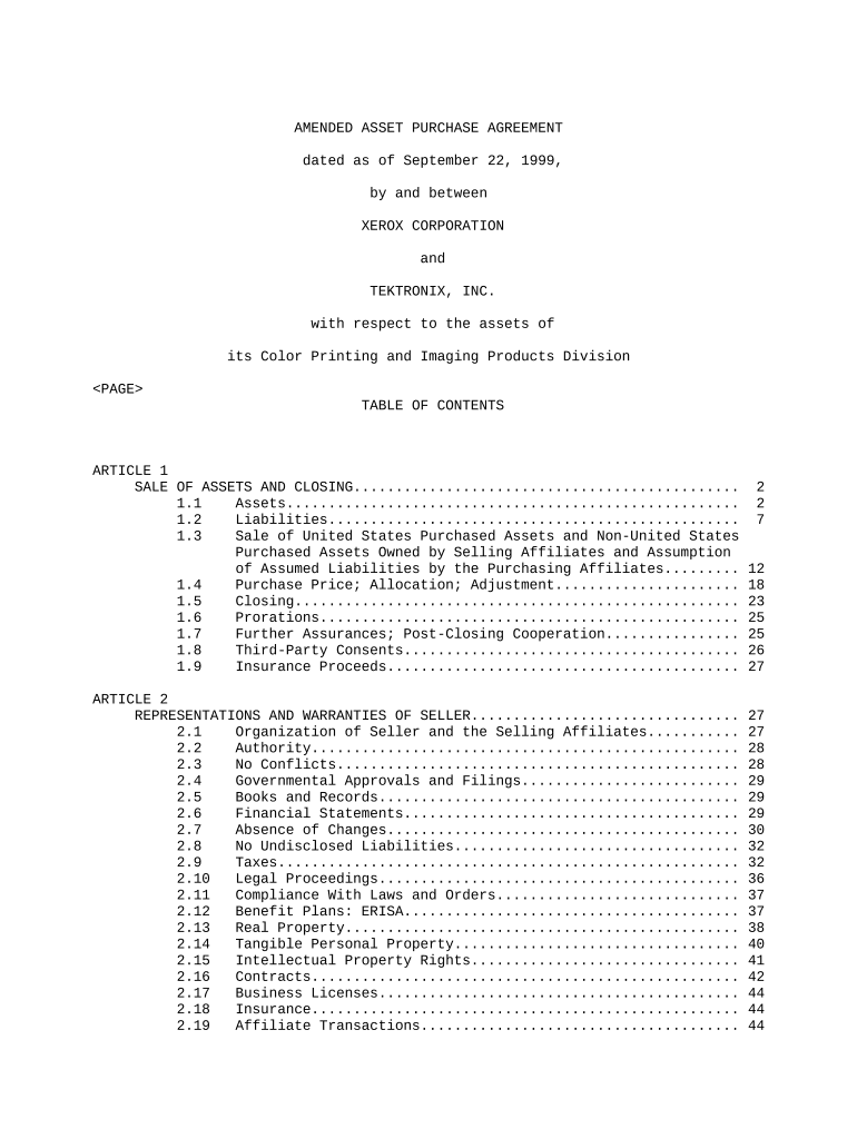 Agreement Incorporation Sample  Form