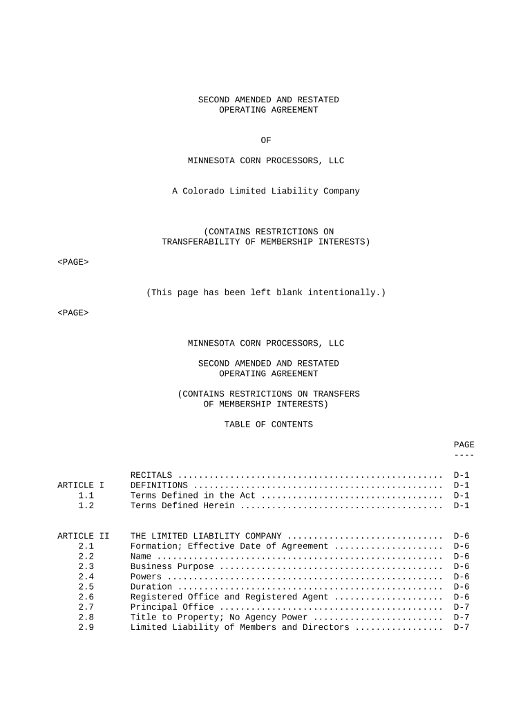 Processors Llc  Form