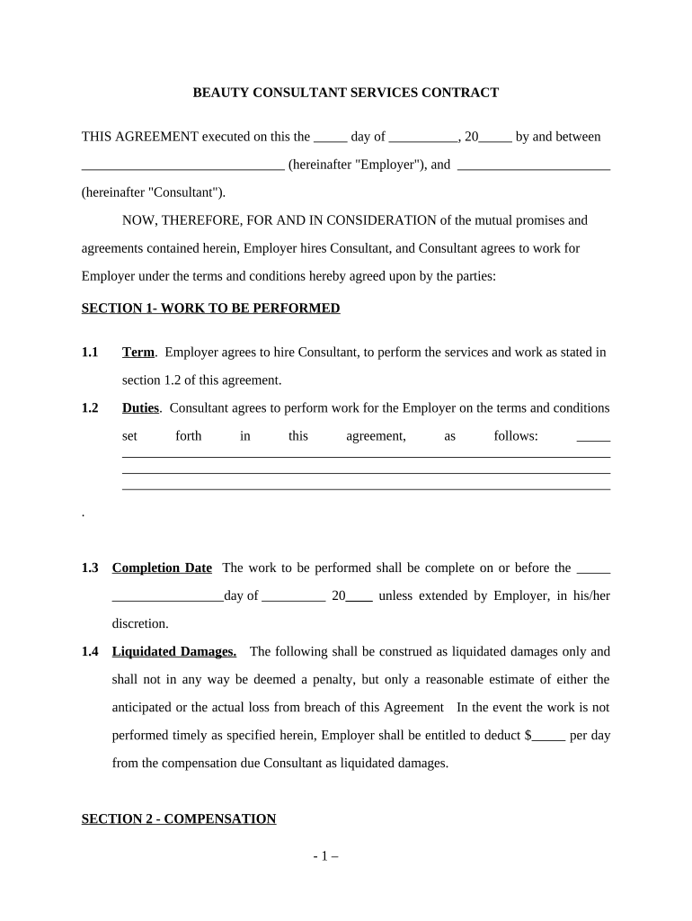 Consultant Self Employed  Form