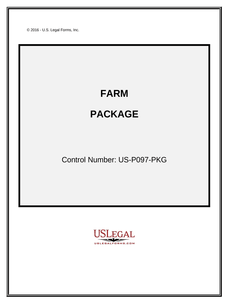 Farm Package  Form