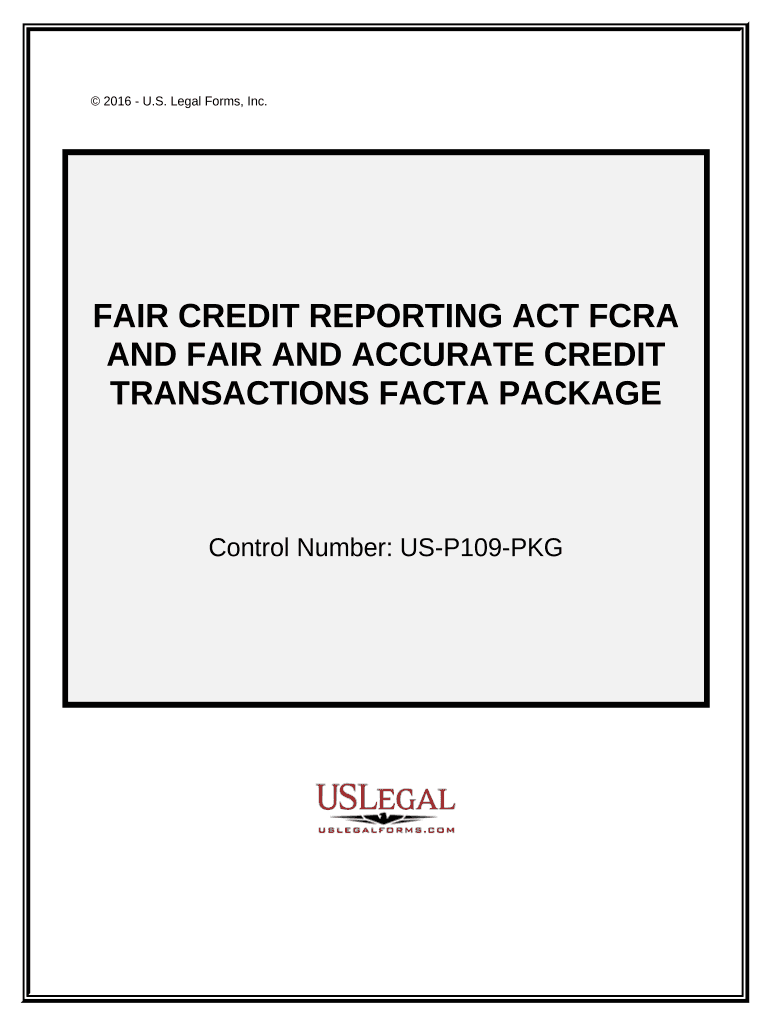 Fair Credit Reporting  Form