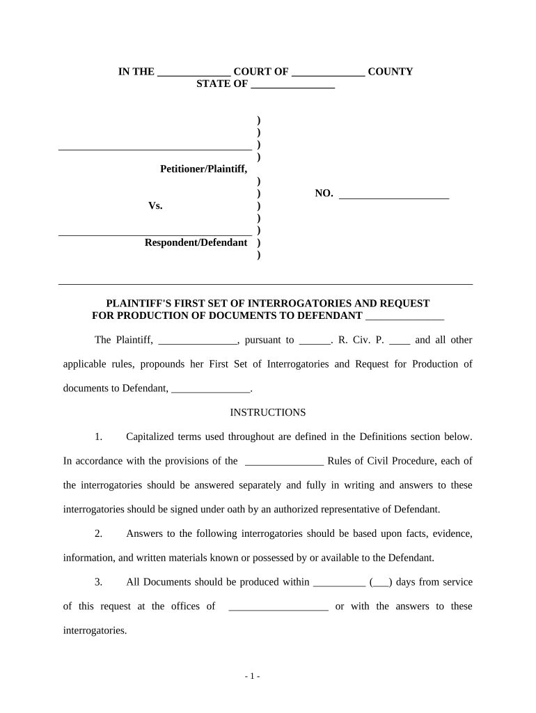 Documents Defendant  Form