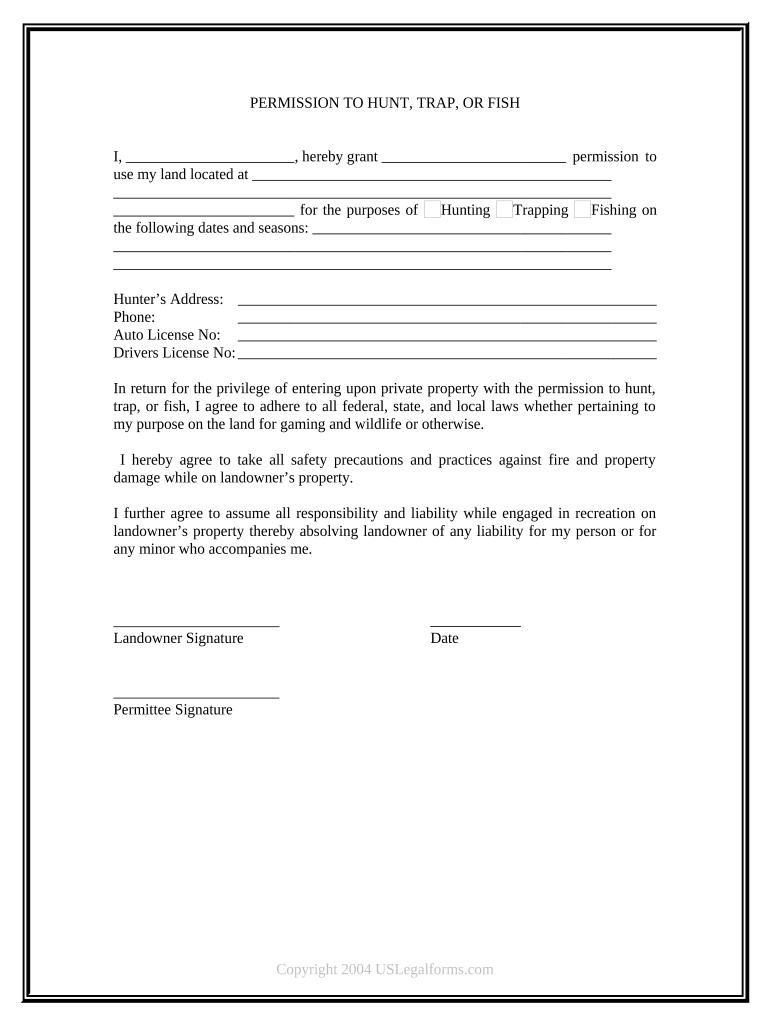 Arkansas Game And Fish Permission To Hunt Form Fill Out And Sign Arkansas Game And Fish Permission To Hunt Form Fill Out And Sign