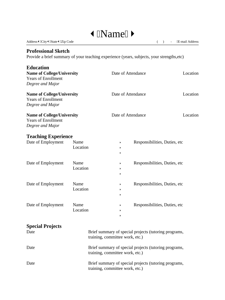 Teacher Employment Letter Sample  Form