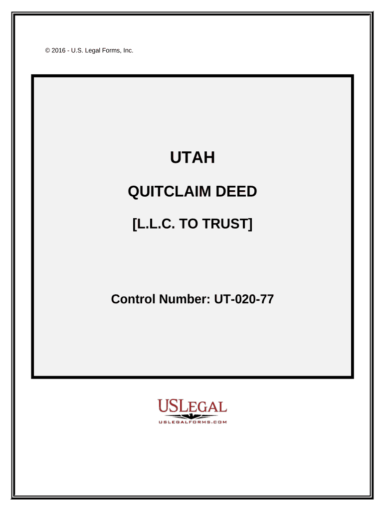 Utah Company Llc  Form