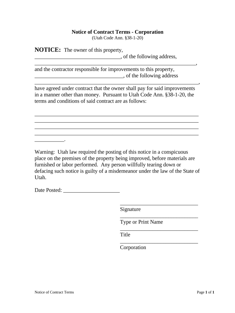 NOTICE to PROPERTY OWNER Dear Property Owner an  Form