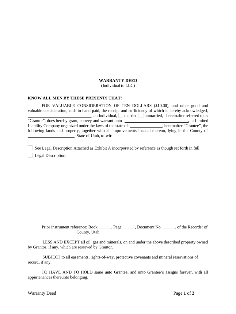 Ut Llc  Form