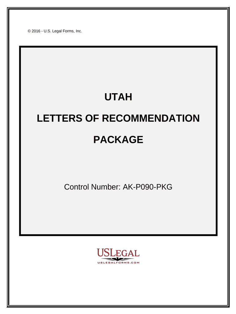 Utah Recommendation  Form