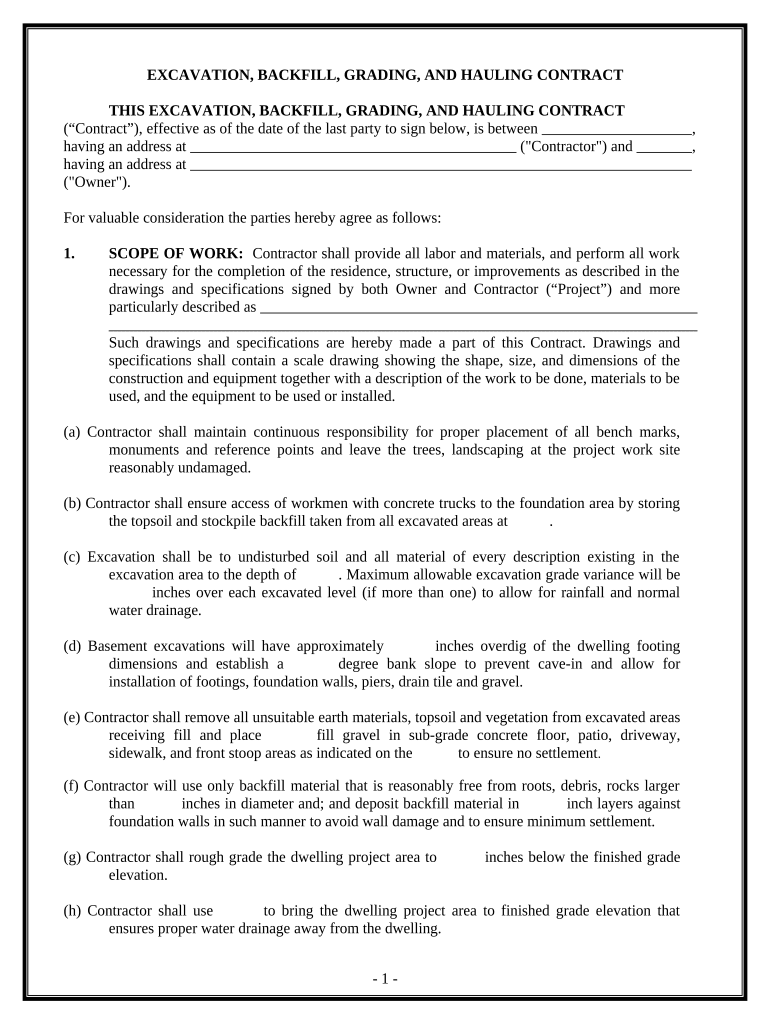 Virginia Contract Contractor  Form