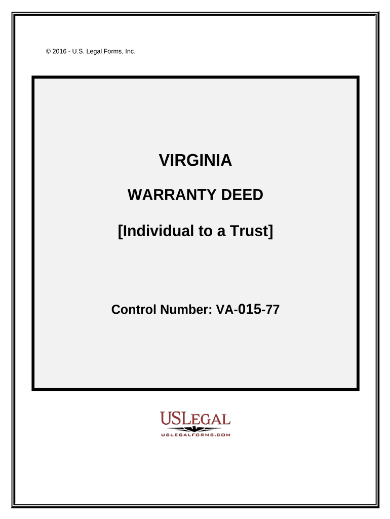 Virginia Warranty  Form