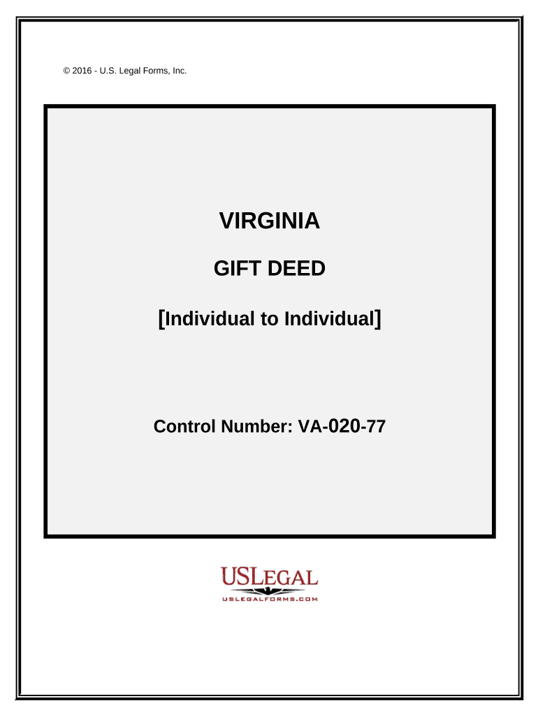 Gift Deed Virginia  Form