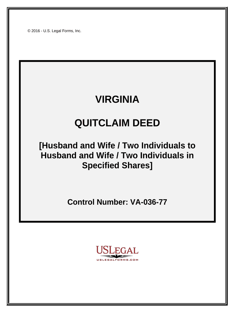 Virginia Deed Form