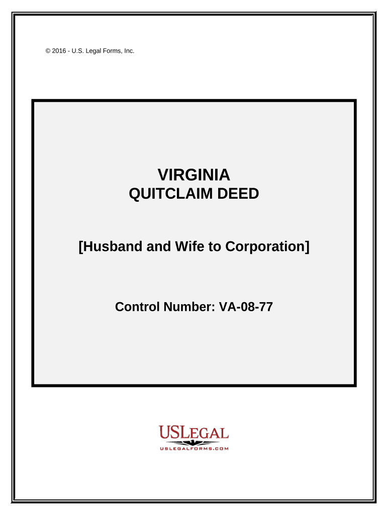 Virginia Husband Wife  Form