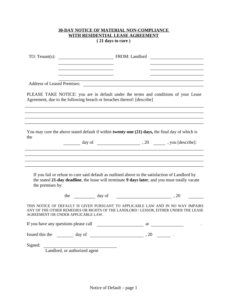 Non Compliance  Form